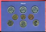 Andorra 25 Cèntimes & 2 x 1 Euro 2003 Kursmünzensatz mit 9 Münzen BU in orig. packaging