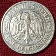 Deutschland Weimarer Republik Germany 5 Mark Circulation Coin Kursmünze 1931 G Eichbaum Oaktree AU sm scr.