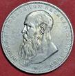 Sachsen Meiningen 5 Mark Silbermünze 1908 Georg II. Bart nicht bis Perlkreis USA XF