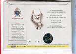 Vatikan Franziskus 2 Euro Gedenkmünze & 1,10 Euro Briefmarke 2018 50. Todestag Pater Pio - Originalausgabe Numisbrief unc with philatelic-numismatic cover