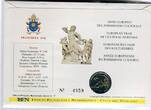 Vatikan Franziskus 2 Euro Gedenkmünze & 1,50 Euro Briefmarken 2018 Europäisches Jahr des Kulturerbes - Originalausgabe Numisbrief unc with philatelic-numismatic cover