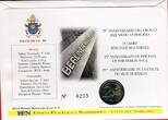 Vatikan 2 Euro Gedenkmünze + 3,60 Briefmarke 2014 25 Jahre Berliner Mauerfall unc with philatelic-numismatic cover