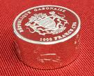 Gabun 1000 Francs CFA Silbermünze 2014 Springbock - Smick Ounce Edition Unc with original packaging