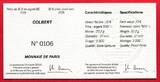 Frankreich 10 Euro Silbermünze 2015 Colbert (Große französische Schiffe - Grands Navires Francais) proof in capsule, certificate, orig. packaging