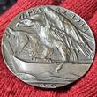 Germany Deutschland Karl Götz Medaille Eisen Gußmedaille 1918 Frieden mit Finnland Peace with Finland Economy AU almost as cast usual casting flaws