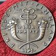 Germany Deutschland Karl Götz Medaille Eisen Gußmedaille 1918 Frieden mit Finnland Peace with Finland Economy AU almost as cast usual casting flaws