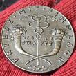 Germany Deutschland Karl Götz Medaille Eisen Gußmedaille 1918 Frieden mit Finnland Peace with Finland Economy AU almost as cast usual casting flaws