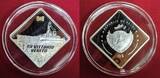 Republic of Palau 10 Dollar Silbermünze teilvergoldet - 2 oz Silber 2011 RN Vittorio Veneto - Kriegsschiff - 2 oz Silver Proof Coin Proof (great toning) with original packaging