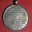Sachsen Albertinische Linie Kurfürstentum Silberguß Medaille mit altem Henkel 1530 Datiert 100 Jahre Augsburger Konfession Johann der Beständige von Dadler Silver cast mounted