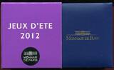 Frankreich 10 Euro Silbermünze 2012 Olympische Sommerspiele London - Judo proof in capsule w. certificate, orig. packaging