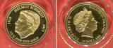 Salomonen, Solomon Islands 10 Dollars Goldmünze - 1/2 Gramm 2015 Im Gedenken an Helmut Schmidt (1918-2015) Proof with folder