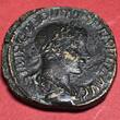 Gordian III. Sesterz 238 - 244 Kaiser mit Speer und Globus very fine