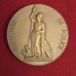 Frankreich France Große Bronzemedaille mit Box 1950 ND Prefecture de Police Polizei Prefektur Gründung Uncirculated with Box