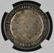 Deutschland Weimarer Republik Germany Silbermedaille Silver Medal 1929 Zeppelin Welttour von Glöckler NGC MS 62 Dark Toning