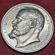 Kaiserreich Deutschland Bayern 3 Mark Probe Pattern Bronze/Cu Versilbert 1913 Karl Goetz Probe Ludwig III. USA unc silvered