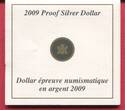 1 Dollar Silbermünze 2009 100 Jahre Luftfahrt in Kanada proof in capsule with certificate