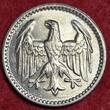 Weimarer Republik Deutsches Reich 3 Mark Silber 1924 D Kursmünze Drei ausgeschrieben USA Aunc