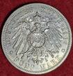 Baden 5 Mark Silbermünze Kaiserreich 1906 Goldene Hochzeit des Großerzogspaares USA unc min cleaned
