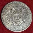 Baden 5 Mark Silbermünze Kaiserreich 1906 Goldene Hochzeit des Großerzogspaares USA unc min cleaned