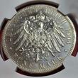 Deutschland Germany Kaiserreich Lübeck 5 Mark 1904 A Stadtwappen Mintage Auflage in PP nur 200 NGC PROOF Details cleaned