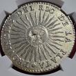 Argentina Argentinien 8 Reales 1836 RA P Provincial Del Rio De La Plata La Rioja Sonne Sun The only Unc Details by NGC NGC UNC Details cleaned