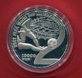 Korea Süd-Korea Southern Korea 10000 Won Silbermünze FIFA Fußball-Weltmeisterschaft 2002 Südkorea - Japan (m. Farbapplikation) proof in capsule w. certificate, orig. packaging