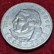 Germany Deutschland 1933 - 1945 5 Mark 1933 D 450. Geburtstag von Martin Luther USA Nice UNC min scr. And almost invisible lines