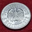 Germany Deutschland 1933 - 1945 5 Mark 1933 D 450. Geburtstag von Martin Luther USA Nice UNC min scr. And almost invisible lines