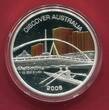 Australien 1 Dollar Silbermünze teilcoloriert 2006 Discover Australia - Melbourne proof in capsule with certificate & box