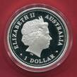 Australien 1 Dollar Silbermünze teilcoloriert 2006 Discover Australia - Melbourne proof in capsule with certificate & box