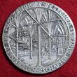 Große Silbermedaille 60 mm Artushof 1931 450 Jahre Artusbrüderschaften Danzigs Rand Stumpf & Sohn Silber 1000 VZ kl. Randfehler