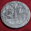 Große Silbermedaille 60 mm Artushof 1931 450 Jahre Artusbrüderschaften Danzigs Rand Stumpf & Sohn Silber 1000 VZ kl. Randfehler