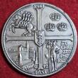 Große Silbermedaille 60 mm Artushof 1931 450 Jahre Artusbrüderschaften Danzigs Rand Stumpf & Sohn Silber 1000 VZ kl. Randfehler