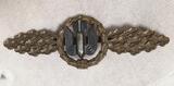 Deutschland WWII Abzeichen - Orden Airforce Front Fighting Badge 1939 Frontflugspange - Luftwaffe - Bomber - Kampfflieger slightly used, please have a look at the pictures