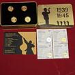 Niue Inseln Islands Mint of Czech Republic 4 x 5 Dollars Gold 2015 End of the Second World War Iwo Jima Liberation of Auschwitz Berlin Fall Prague oof with COA and original Box