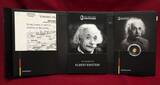 Salomonen, Solomon Islands 10 Dollar Minigoldmünze 2016 Im Gedenken an Albert Einstein Proof with capsule, coa & box