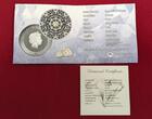 Ghana 5 Cedis Silbermünze mit echtem Diamant 2018 Royal Jewellery Collection - Champagne Diamond ca. 0,15 ct. Prooflike with box, coa & carton