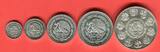 Mexiko 1, 1/2, 1/4, 1/10, 1/20 Onza 2005 Libertad 5 Münzen Set Siegesgöttin - nur 8.126 Sets! unc (slightly toned)