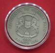 Burkina Faso 1000 Francs CFA Silbermünze 2014 Alexander Selkirk (1 oz, selten/rar) antique finish in capsule, coa, orig. packaging