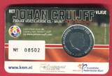 Niederlande, Holland 5 Euro Gedenkmünze 2017 Johan Cruijff - Fussballidol unc with coincard