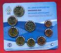 Slowakei 3,88 Euro 2010 Winterolympiade Vancouver mit Medaille im Folder Unc coinset