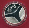 Frankreich 10 Euro Silbermünze 2012 Ägypten - Egypt proof in capsule, certificate & box