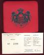 Monaco 5 Euro Silbermünze 2008 Albert II. OVP BU Details Lines with box & coa without carton