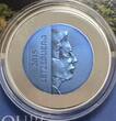Luxemburg Luxembourg 5 Euro 2015 Bimetallkmünze aus Silber und Niob, Burg Chateau de Brandenbourg Prooflike with original packaging