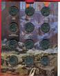 Russland Gedenkmünzen Set 1941-45 2014-2015-2016 Demkmäler zum Sieg über Deutschland Monuments WWII Victory Bankfrisch im Originalfolder