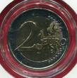 Luxemburg 2 Euro Gedenkmünze 2010 Wappen des Großherzogs Henri BU in coincard