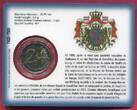 Luxemburg 2 Euro Gedenkmünze 2010 Wappen des Großherzogs Henri BU in coincard