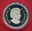 Kanada 5 Dollars Silbermünze 2014 Heiliger Gregor tötet Drachen proof in capsule with certificate, orig. packaging
