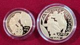 20 und 50 Euro Goldmünzen 2014 Vatikan 20 und 50 Euro Gold Satz PP - Papst Franziskus - Pope Francis Proof set with coa, carton and original box