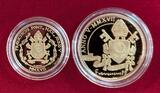 20 und 50 Euro Goldmünzen 2017 Vatikan 20 und 50 Euro Gold Satz PP - Papst Franziskus - Pope Francis Proof set with coa, carton and original box